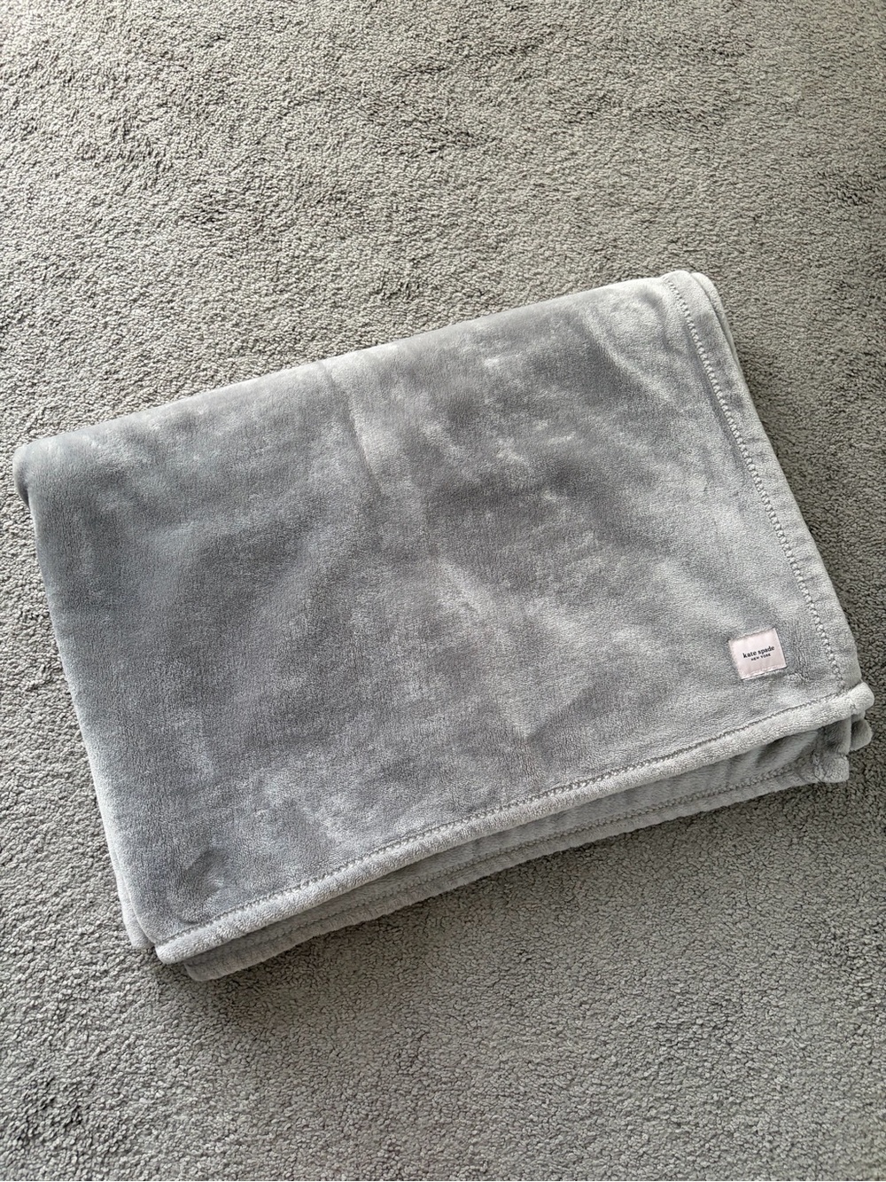 Grey Kate Spade Throw Blanket
